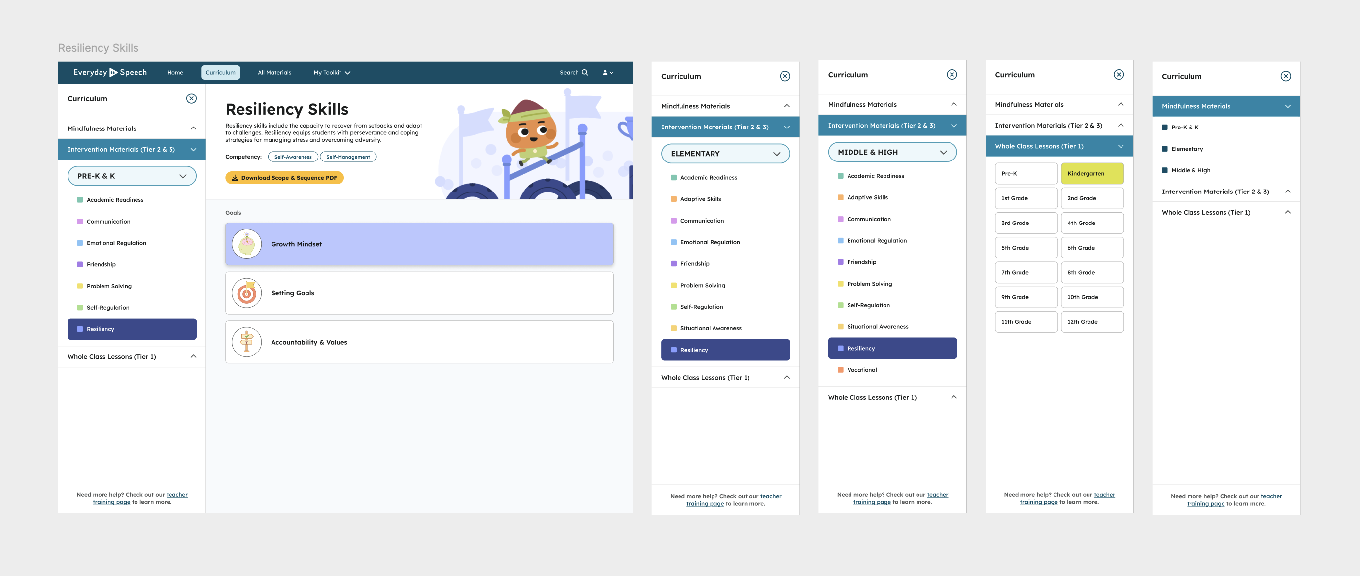 Navigation after: the new unified sidebar