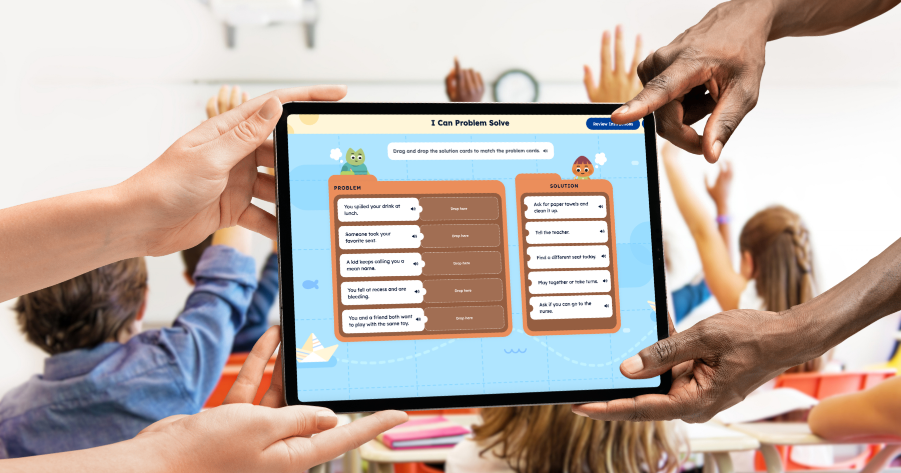 All eight redesigned activities in a grid, on desktop and phone